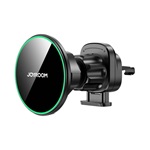 Joyroom JR-ZS412 15W telefon vezeték nélküli töltő adapter / autós tartó fekete