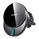 Joyroom JR-ZS409_B 15W telefon vezeték nélküli töltő adapter / autós tartó fekete
