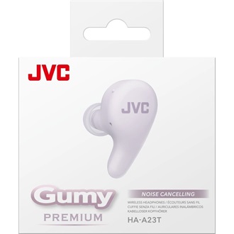 JVC HA-A23T-V True Wireless Bluetooth zajszűrős szőlő joghurt színű fülhallgató