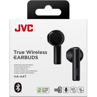 JVC HA-A4T-B True Wireless Bluetooth fekete fülhallgató