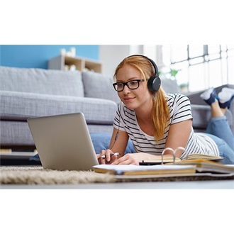 JVC HA-S33UC-B USB-C vezetékes fekete mikrofonos fejhallgató