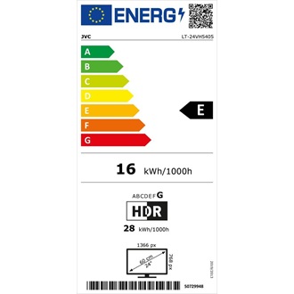 JVC LT-24VH5405 24" LED smart TV