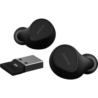 Jabra EVOLVE2 BUDS USB-A MS True Wireless fülhallgató headset fekete