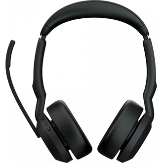 Jabra Evolve2 55 MS Stereo with Link380a Wireless Bluetooth Headset Black