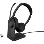 Jabra Evolve2 55 UC (United Communications) Link380a fejhallgató headset + dokkoló fekete