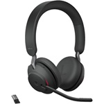 Jabra Evolve2 65 MS Stereo (Teams) fejhallgató headset fekete