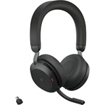 Jabra Evolve2 75 (MS Teams) fejhallgató headset + dokkoló fekete