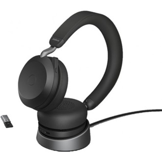 Jabra Evolve2 75 (MS Teams) fejhallgató headset fekete