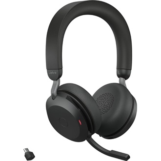 Jabra Evolve2 75 UC Stereo fejhallgató headset fekete