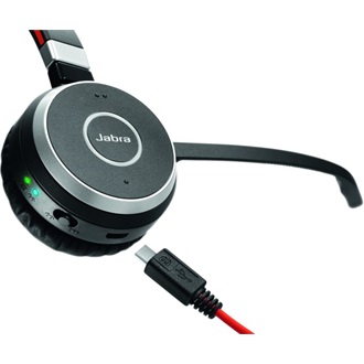 Jabra Evolve 65 SE MS (Microsoft Teams) Stereo fejhallgató headset fekete