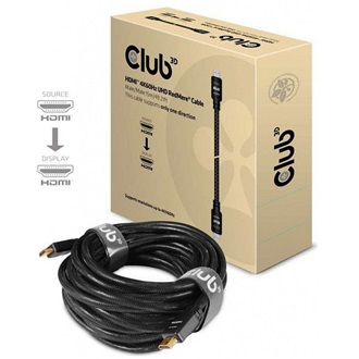 Club 3D RedMere HDMI 2.0 -> HDMI 2.0 M/M video kábel 15m fekete