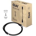 Club 3D USB-C 3.1 Gen1 -> USB-A 3.2 Gen 1 M/M adatkábel 1m fekete PD 60W