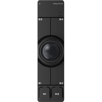 Keychron Nape Pro optikai Bluetooth / vezeték nélküli trackball fekete