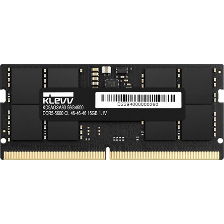 KLEVV 16GB 5600MT/s DDR5 - SODIMM memória CL46 OEM