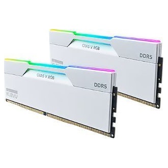 KLEVV CRAS V 32GB 6000MT/s DDR5 memória CL30 Kit of 2 fehér RGB