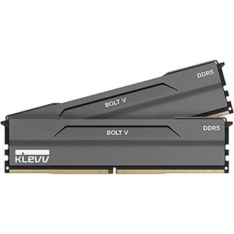 KLEVV BOLT V 32GB 6000MT/s DDR5 memória CL30 Kit of 2 (Bontott!) fekete