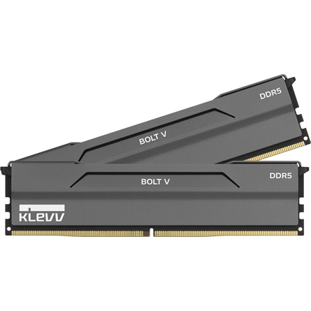KLEVV BOLT V 32GB 6000MT/s DDR5 memória CL30 Kit of 2 szürke