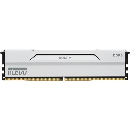 KLEVV BOLT V 64GB 6000MT/s DDR5 memória CL30 Kit of 2 fehér