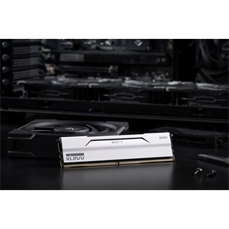 KLEVV BOLT V 64GB 6400MT/s DDR5 memória CL32 Kit of 2 fehér