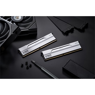 KLEVV BOLT V 64GB 6400MT/s DDR5 memória CL32 Kit of 2 fehér
