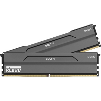 KLEVV BOLT V 64GB 6400MT/s DDR5 memória CL32 Kit of 2 fekete
