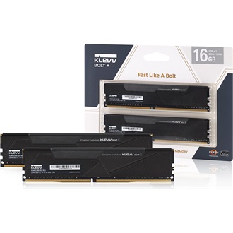 KLEVV BOLT X 32GB 3600MT/s DDR4 memória CL18 Kit of 2 fekete