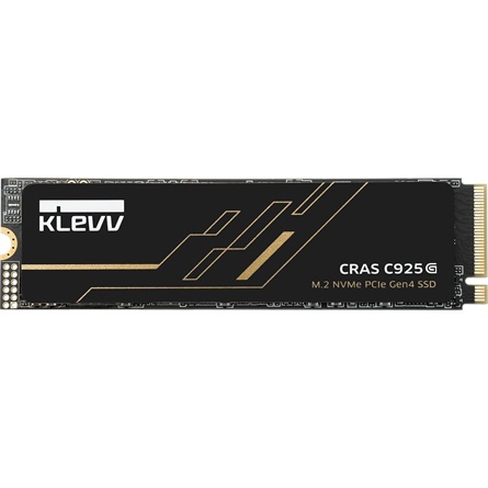 KLEVV CRAS C925G 500GB PCIe x4 (4.0) M.2 2280 SSD fekete