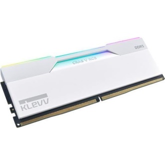KLEVV CRAS V 64GB 6000MT/s DDR5 memória CL30 Kit of 2 fehér RGB