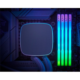 KLEVV CRAS V 64GB 6400MT/s DDR5 memória CL32 Kit of 2 fehér RGB
