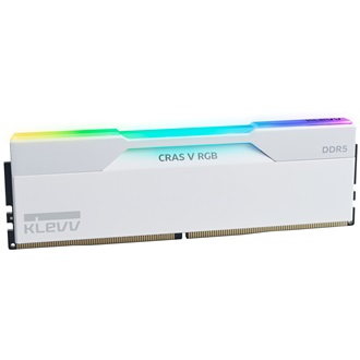 KLEVV CRAS V 64GB 6400MT/s DDR5 memória CL32 Kit of 2 fehér RGB