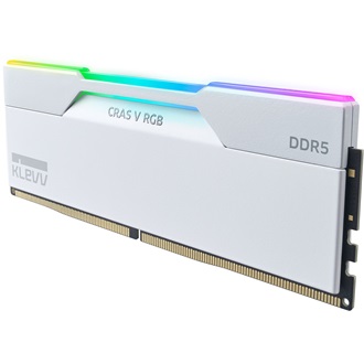 KLEVV CRAS V 64GB 6400MT/s DDR5 memória CL32 Kit of 2 fehér RGB
