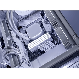 KLEVV CRAS V 64GB 6400MT/s DDR5 memória CL32 Kit of 2 fehér RGB