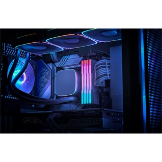 KLEVV CRAS V 64GB 6400MT/s DDR5 memória CL32 Kit of 2 fehér RGB