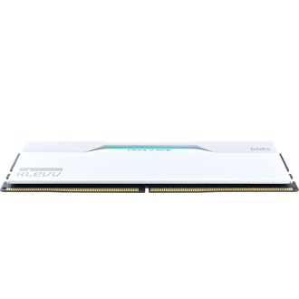 KLEVV CRAS V 64GB 6400MT/s DDR5 memória CL32 Kit of 2 fehér RGB