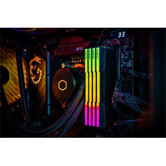 KLEVV CRAS V 64GB 6400MT/s DDR5 memória CL32 Kit of 2 fekete RGB