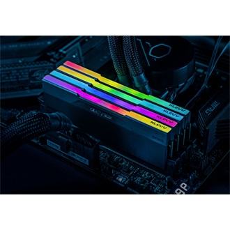 KLEVV CRAS V 64GB 6400MT/s DDR5 memória CL32 Kit of 2 fekete RGB