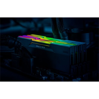 KLEVV CRAS V 64GB 6400MT/s DDR5 memória CL32 Kit of 2 fekete RGB