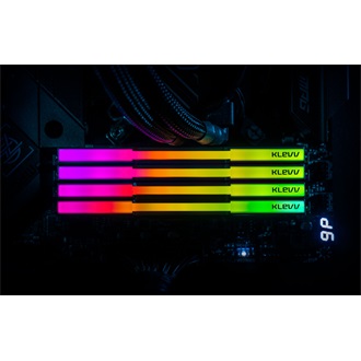 KLEVV CRAS V 64GB 6400MT/s DDR5 memória CL32 Kit of 2 fekete RGB