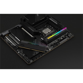 KLEVV CRAS V 64GB 6400MT/s DDR5 memória CL32 Kit of 2 fekete RGB