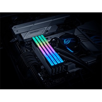 KLEVV CRAS V ROG 32GB 6200MT/s DDR5 memória CL30 Kit of 2 fehér-szürke RGB