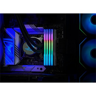 KLEVV CRAS V ROG 32GB 6200MT/s DDR5 memória CL30 Kit of 2 fehér-szürke RGB