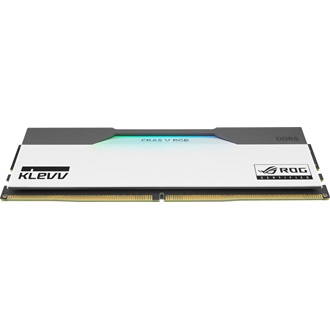 KLEVV CRAS V ROG 32GB 6200MT/s DDR5 memória CL30 Kit of 2 fehér-szürke RGB