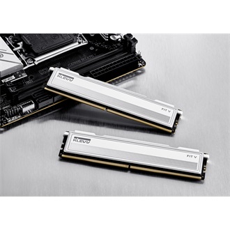 KLEVV FIT V 32GB 5600MT/s DDR5 memória CL30 Kit of 2 AMD-re optimalizált fehér
