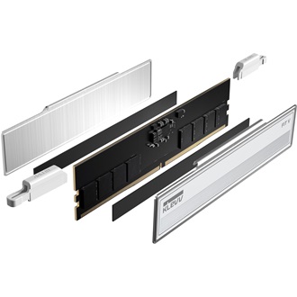KLEVV FIT V 32GB 5600MT/s DDR5 memória CL30 Kit of 2 AMD-re optimalizált fehér