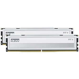 KLEVV FIT V 32GB 6000MT/s DDR5 memória CL28 Kit of 2 (Bontott!) fehér