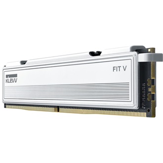 KLEVV FIT V 32GB 6000MT/s DDR5 memória CL30 Kit of 2 AMD-re optimalizált (Bontott!) fehér