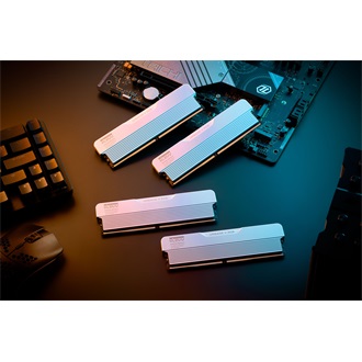 KLEVV URBANE V RGB 32GB 6000MT/s DDR5 memória CL28 Kit of 2 fehér RGB