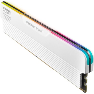 KLEVV URBANE V RGB 32GB 6000MT/s DDR5 memória CL28 Kit of 2 fehér RGB