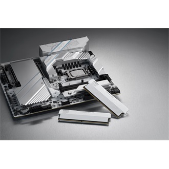 KLEVV URBANE V RGB 32GB 6400MT/s DDR5 memória CL30 Kit of 2 fehér RGB