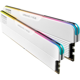 KLEVV URBANE V RGB 32GB 6400MT/s DDR5 memória CL30 Kit of 2 fehér RGB
